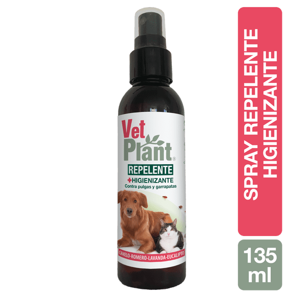 Repelente contra Pulgas Garrapatas Zancudos VetPlant