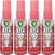 thumbnail image 1 of Aerosol para inodoro Air Wick V.I.P. Pre-popó, aroma a estrella rosada, contiene aceites esenciales, ambientador para viaje, hasta 100 usos, 1.85 onzas (paquete de 4), 1 of 3