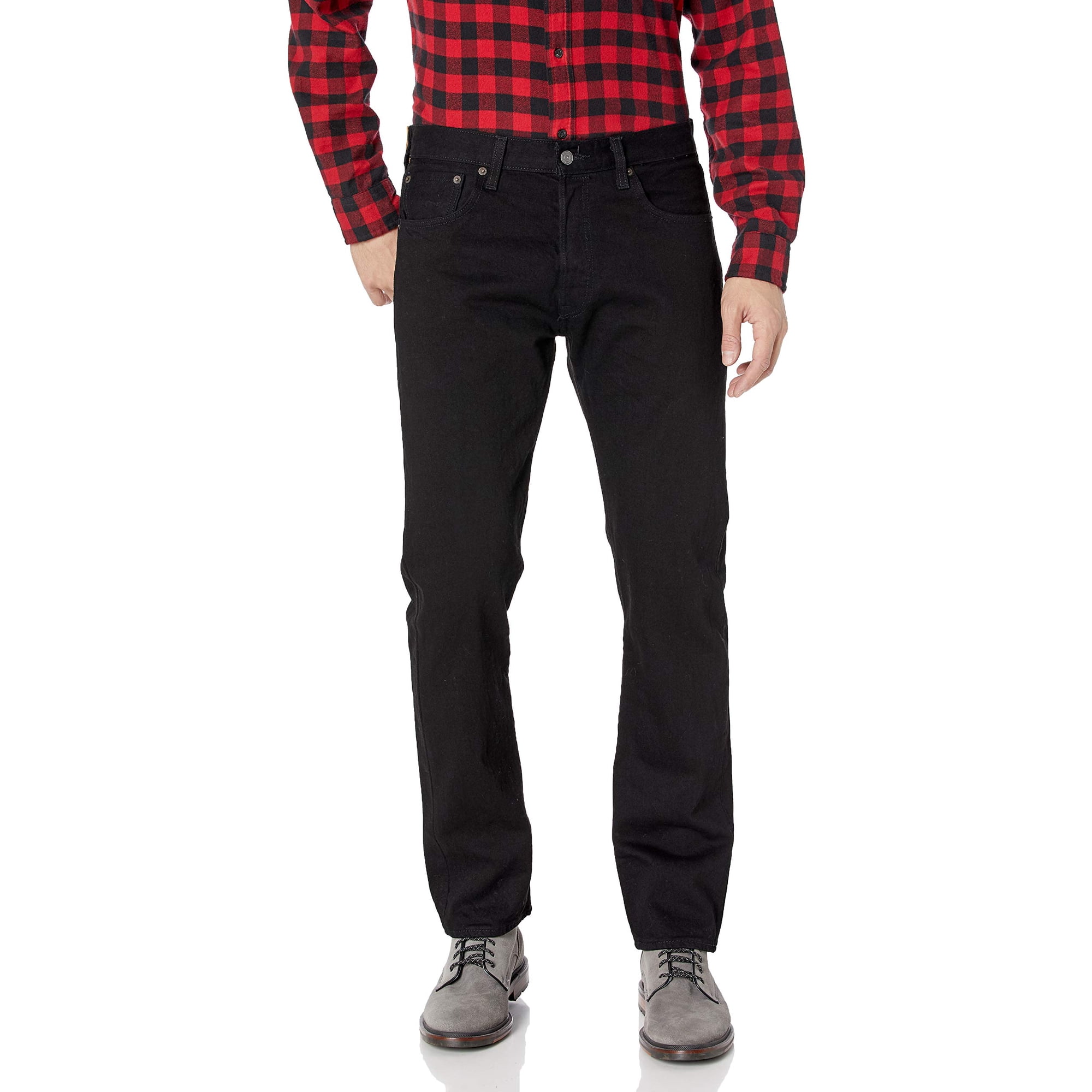 Vaqueros Levi's 501 Original Fit Para Hombre, Negro Pulido, 36 De Ancho X 32 De Largo