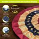 thumbnail image 3 of Bandera Briarwood Lane EE. UU. Patriótica con bordado 122 × 61 cm, 3 of 7