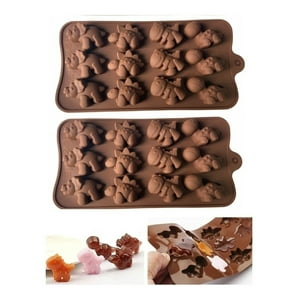 Genérico - Pack X2 Moldes De Chocolate Dino Molde Chocolate Dinosaurio