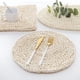 thumbnail image 3 of Mantel individual de paja de maíz natural, grueso y aislante, para mesa de té, resistente al calor, para cazuela, gourmet, 15 pulgadas, 3 of 3