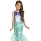 thumbnail image 1 of Disfraz de Vestido de Sirena de la Princesa Ariel para Niñas Tallas 4-6X, 1 of 6