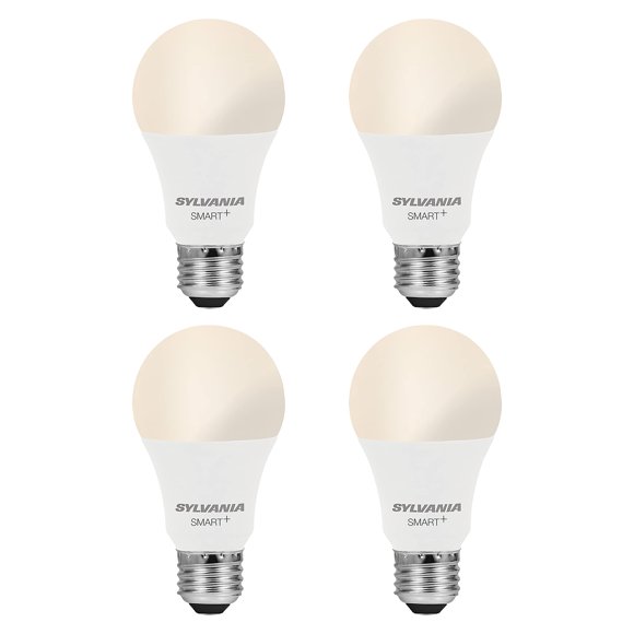 Bombilla inteligente LEDVANCE SYLVANIA Wifi 9 W 2700 K A19, paquete de 4