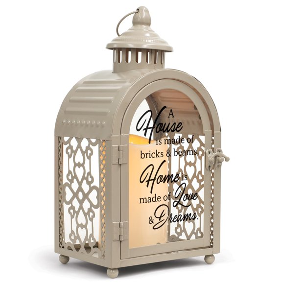 Farol para velas Elanze Designs Home Made of Love and Dreams