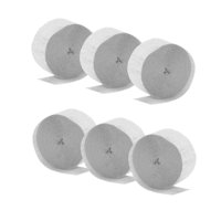 Genérico - Feston Decorativo De Papel Blanco Fiestas Patrias 6 Pzas