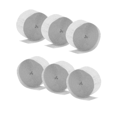 Genérico - Feston Decorativo De Papel Blanco Fiestas Patrias 6 Pzas