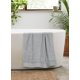 thumbnail image 5 of Toalla de baño GLAMBURG 71 cm × 140 cm Pack de 2 gris claro, 5 of 9
