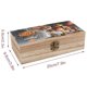 thumbnail image 2 of Max y los Caballeros Medievales Caja Organizadora de Madera Rústica - Caja Decorativa Multifuncional para Escritorio, Hogar, Oficina, Joyas y Manualidades, 2 of 6