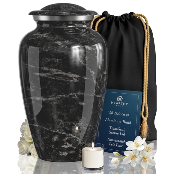 Urna crematoria Hearthy Home, grande, para cenizas humanas adultas