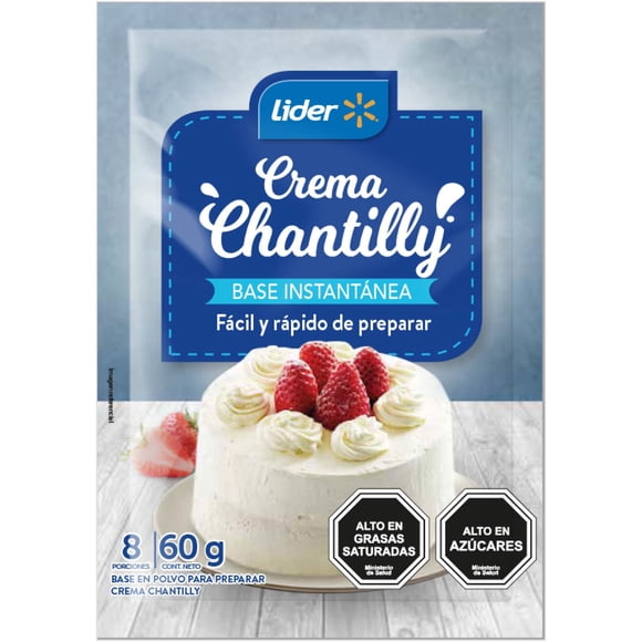 Crema Chantilly en polvo Sobre, 60 g