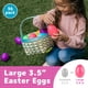 thumbnail image 2 of Huevos de Pascua de plástico Prextex de 3.5 pulgadas sin relleno, 36 unidades para niños, 2 of 7