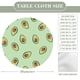 thumbnail image 2 of Aguacate theme Fitted Round Tablecloths Elastic Edged Table Covers Waterproof Table Cloth For Kitchen Holiday Party Tables Decor 120cm, 2 of 6