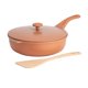 thumbnail image 1 of Antiadherente de terracota Pan Goodful, todo en uno, 11 pulgadas y 4,4 litros, 1 of 8
