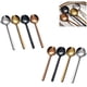 thumbnail image 1 of XmhyTop Cucharas de café 8Pcs Mini Cucharas de postre Cucharadas de té, Espresso de acero inoxidable Mango helado para postre té café helado pastel sopa, 5.9 * 1.2 pulgadas 4 color, 1 of 4
