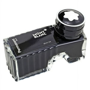 Botella De Tinta Montblanc 60 Ml Negro Permanente
