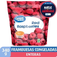 Frambuesas Congeladas 340 G Great Value