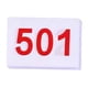 thumbnail image 4 of Babero Para Correr Números De Competidor Ligeros Para Gimnasia Baloncesto Fútbol 501 A 600, 4 of 5