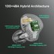 thumbnail image 2 of Audífonos H HIFIHEAR CCA C10 Híbridos con 10 Drivers y Cable Conectado, 2 of 7