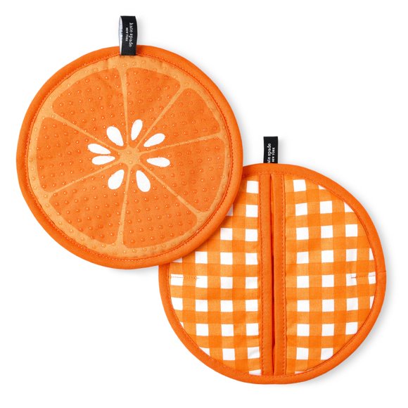 Manopla para ollas Kate Spade New York 20 cm Pack de 2 Naranja