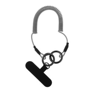 Bothyi - Accesorio De Cordón Para Teléfono Con Lengüeta De Sujeción Universal Antipérdida, Color Negro