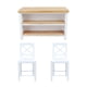 thumbnail image 2 of Mesa Y Silla Para Bar De Casa De Muñecas, Accesorios De Decoración Para El Hogar, 3 Uds., 1:12, 2 of 4