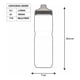 thumbnail image 4 of Botella Caramagiola Polar Bottle 710 Ciclismo Libre Bpa blanco, 4 of 11