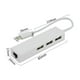 thumbnail image 4 of ADAPTADOR TIPO C MULTIPUERTO USB 4 EN 1 blanco, 4 of 4