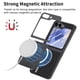 thumbnail image 3 of Magnetic Slim Case for Samsung Galaxy Z Flip 6 with Camera Guard & Anti-Scratch Back Black, 3 of 6