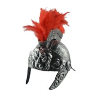 Bothyi - Casco De Disfraz Antiguo Medieval, Sombrero De Vestir, Casco Espartano Para Película, Hogar, Niños, Plata