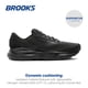 thumbnail image 2 of Zapatillas para correr Brooks Adrenaline GTS 24 para hombre, color negro, talla 12, 2 of 6