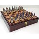 thumbnail image 1 of Juego de ajedrez US American Civil War Generals con tablero de almacenamiento, 1 of 7