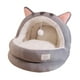 thumbnail image 4 of Cama Para Gatos Cueva Fondo Antideslizante Resistente Al Desgaste Gatos De Interior Semicerrado Nido Para Gatos Gris M, 4 of 5