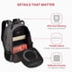 thumbnail image 3 of Mochila para portátil SwissGear 1900 Scansmart TSA 17 pulgadas Sting Grey, 3 of 8