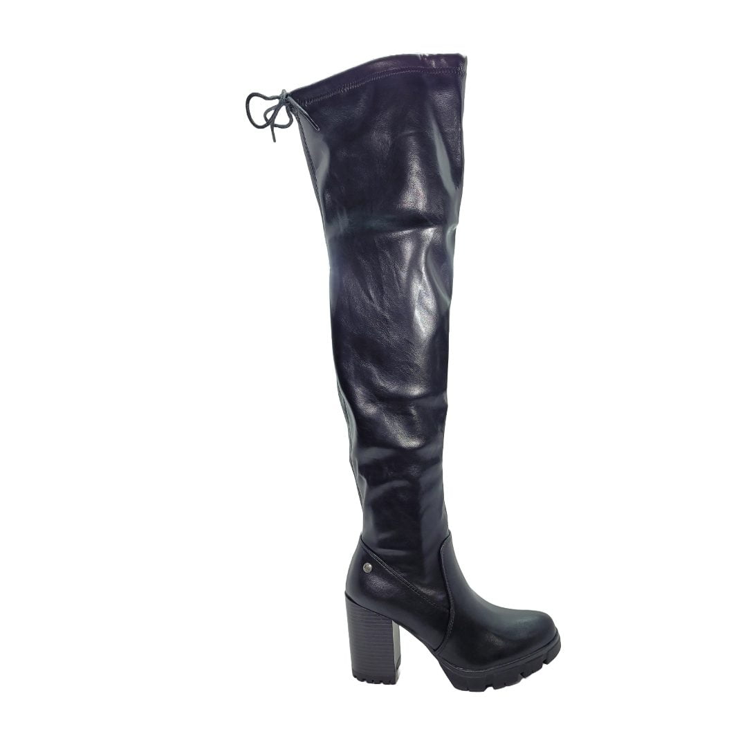 Botas Boteli De Cuero Negras R72-1 - Talla 37