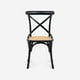 thumbnail image 4 of Pack 4 Sillas De Comedor Crossback Madera Negro, 4 of 6