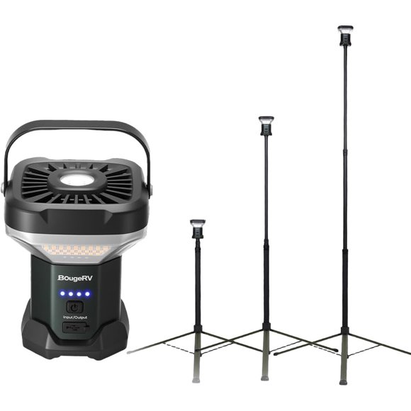 Lámpara de camping BougeRV CL03 de 3200 lúmenes y 30 W