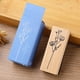 thumbnail image 1 of 1pc, Vintage Flower and Grass Collection Stamp Set for DIY Crafts and Scrapbooking - Wooden Rubber Stamps for Unique and Personalized Designs, 1 of 5