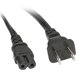 thumbnail image 1 of Cable de alimentación SoDo Tek de 1,8 m negro de 2 clavijas, 1 of 2