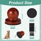 thumbnail image 2 of Lima de uñas para perros, raspador de uñas de madera, almohadilla para rascar con 7 papeles de lija reemplazables y cepillo de limpieza, tabla para amolar uñas antiestrés para mascotas, perros y gatos, 2 of 7