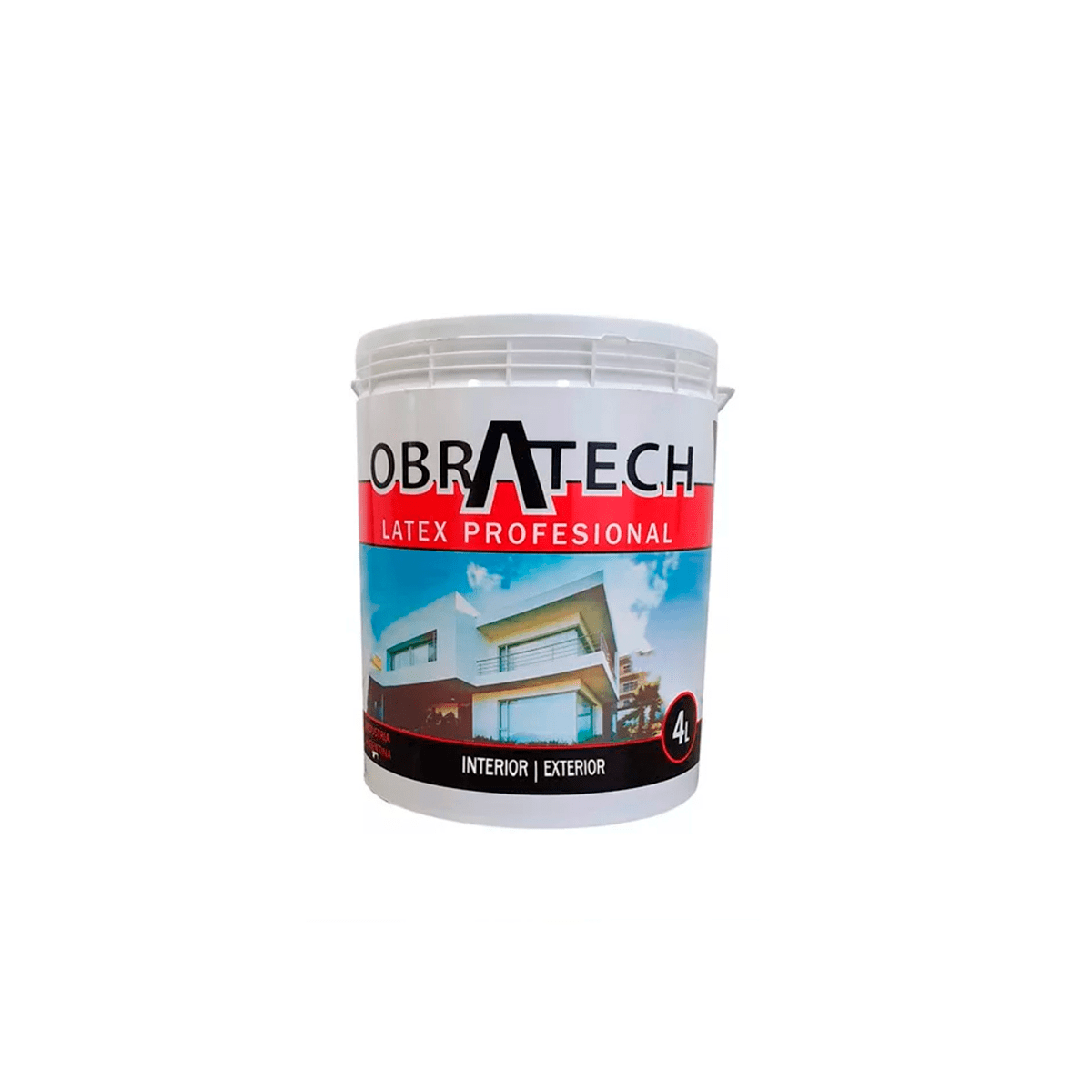 Merclin - Pintura Obratech Interior Y Exterior Blanco Látex X4lts