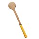 thumbnail image 3 of Cuchara De Tenis De Madera, Entrenador De Punto Dulce, Raqueta De Tenis, Práctica De Bateo, Amarillo, 3 of 5