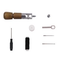 Bothyi - Punzón De Costura De Cuero, Herramienta De Puntada De Reparación Portátil Para Zapatos De Lona De Tela Pesada