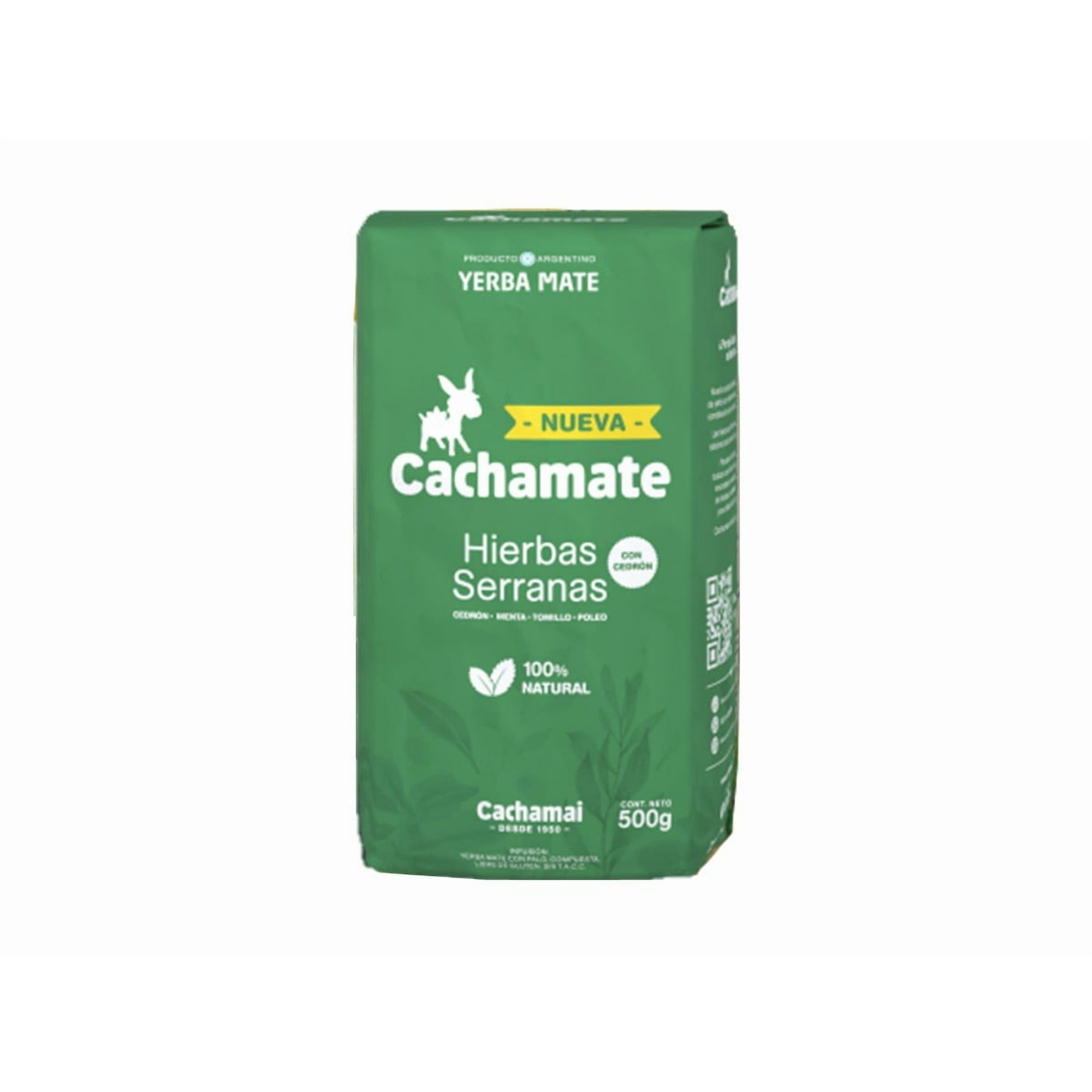 Rakko Natural - Cachamate Yerba Mate Poleo Cedron Menta Tomillo 1000g