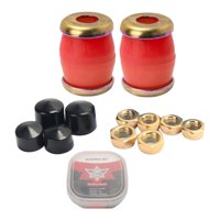 Magideal - Bujes De Camión Para Monopatín, Para 2 Camiones, Mantenimiento De Monopatín Para Una Conducción Suave, Kit De Reconstrucción, Reemplazo De Arandelas D Estilo C