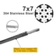 thumbnail image 5 of Cable de acero inoxidable 304 de 1,53 mm, 100 m, con manguitos para engarzar, 5 of 8
