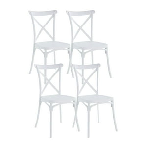 Habita2 Chile - Pack 4 Sillas Sena Blanca