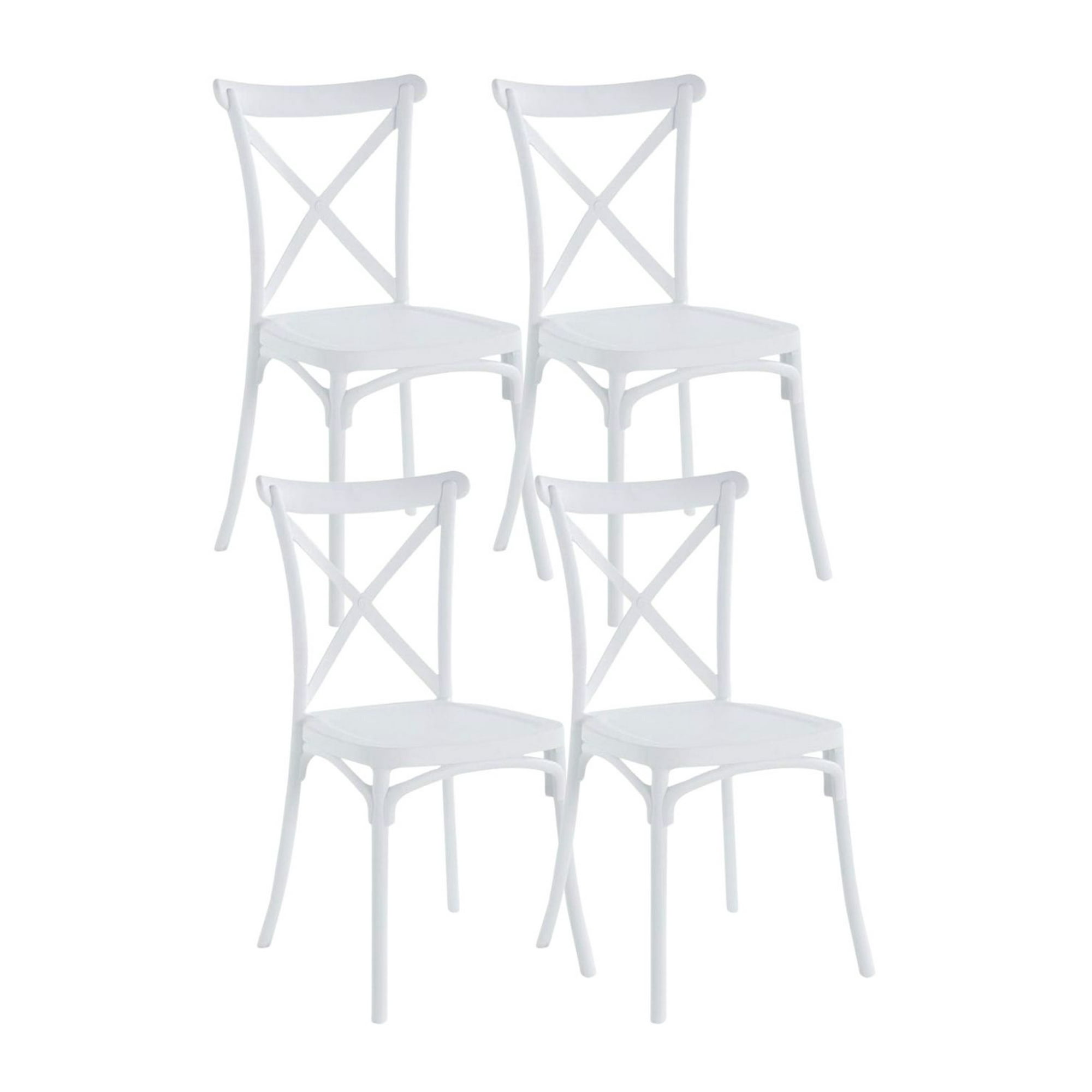 Habita2 Chile - Pack 4 Sillas Sena Blanca