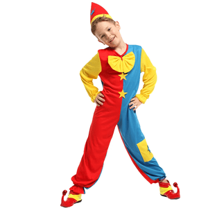 Sm - Disfraz Cosplay Payaso Bufón Niño