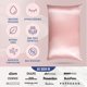thumbnail image 5 of Funda de almohada de seda Blissy 100% pura, seda de morera, 22 Momme Pink, 5 of 8